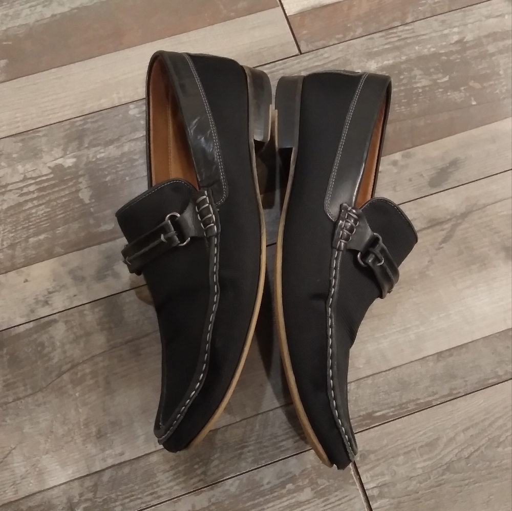 Donald Pliner Donnien Black Leather Loafer Dress Shoes Size 11M - Picture 9 of 9